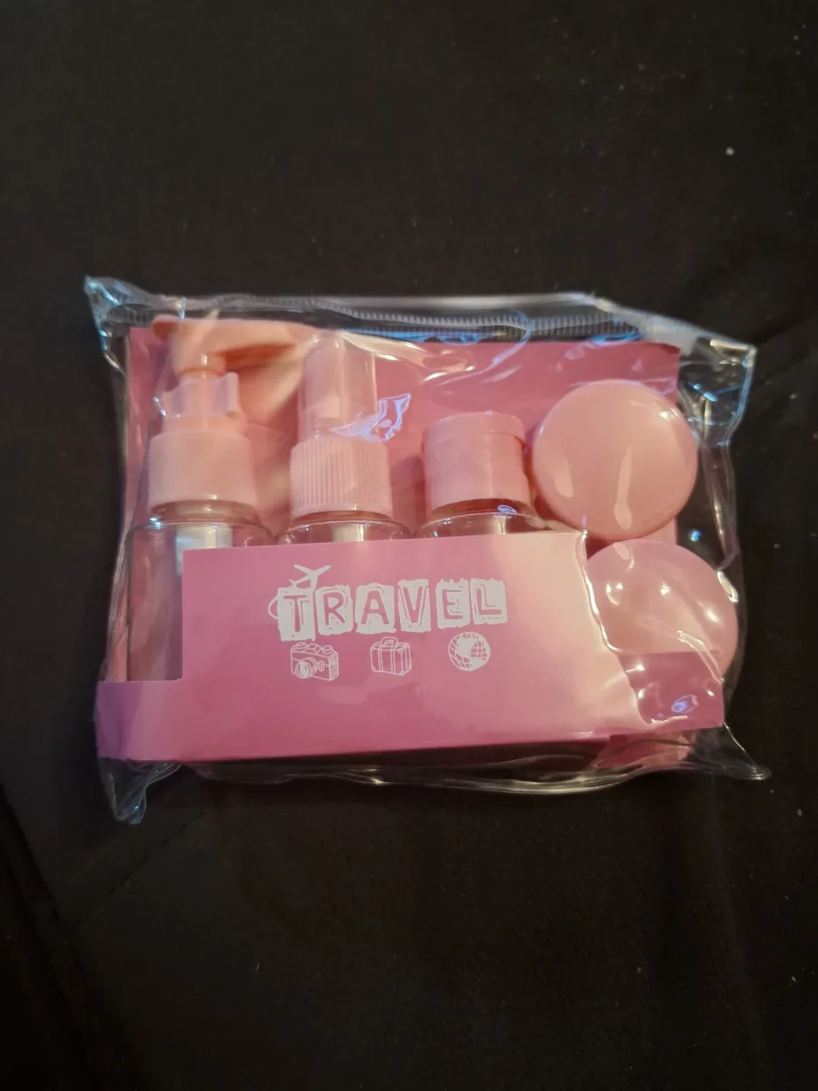 Kit viagem travel rosa