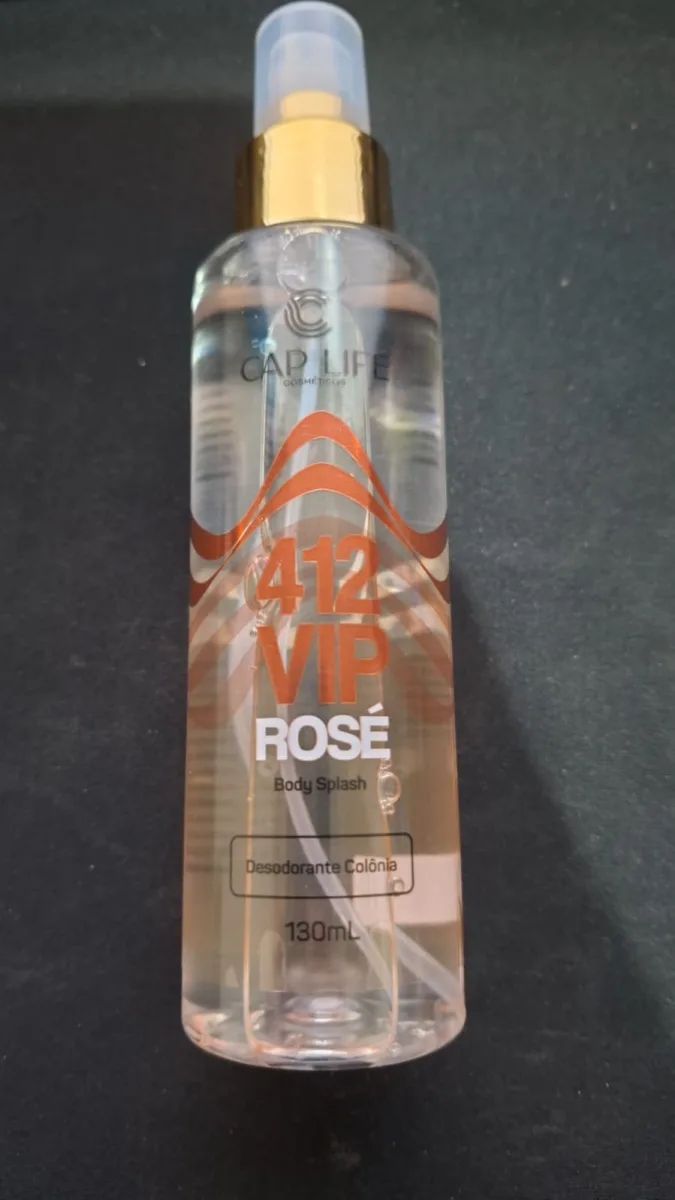 Body Splash 412 Vip Rose Cap Life 130ML