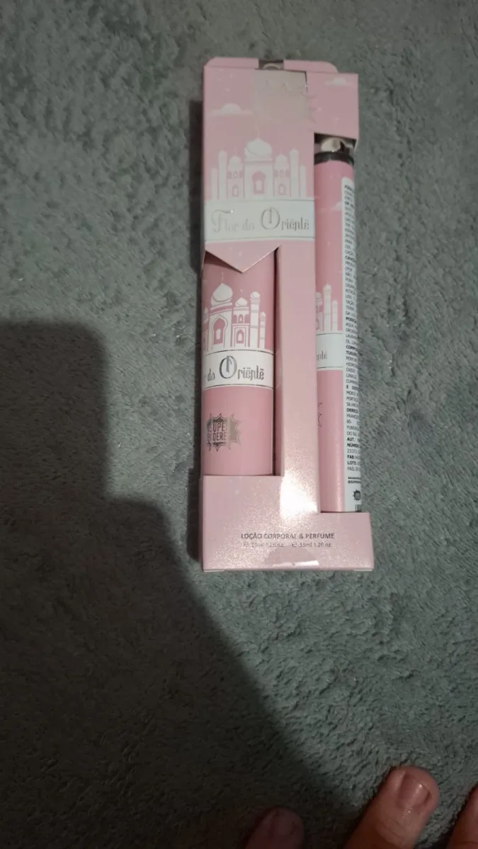 Kit loção corporal & perfume flor do oriente