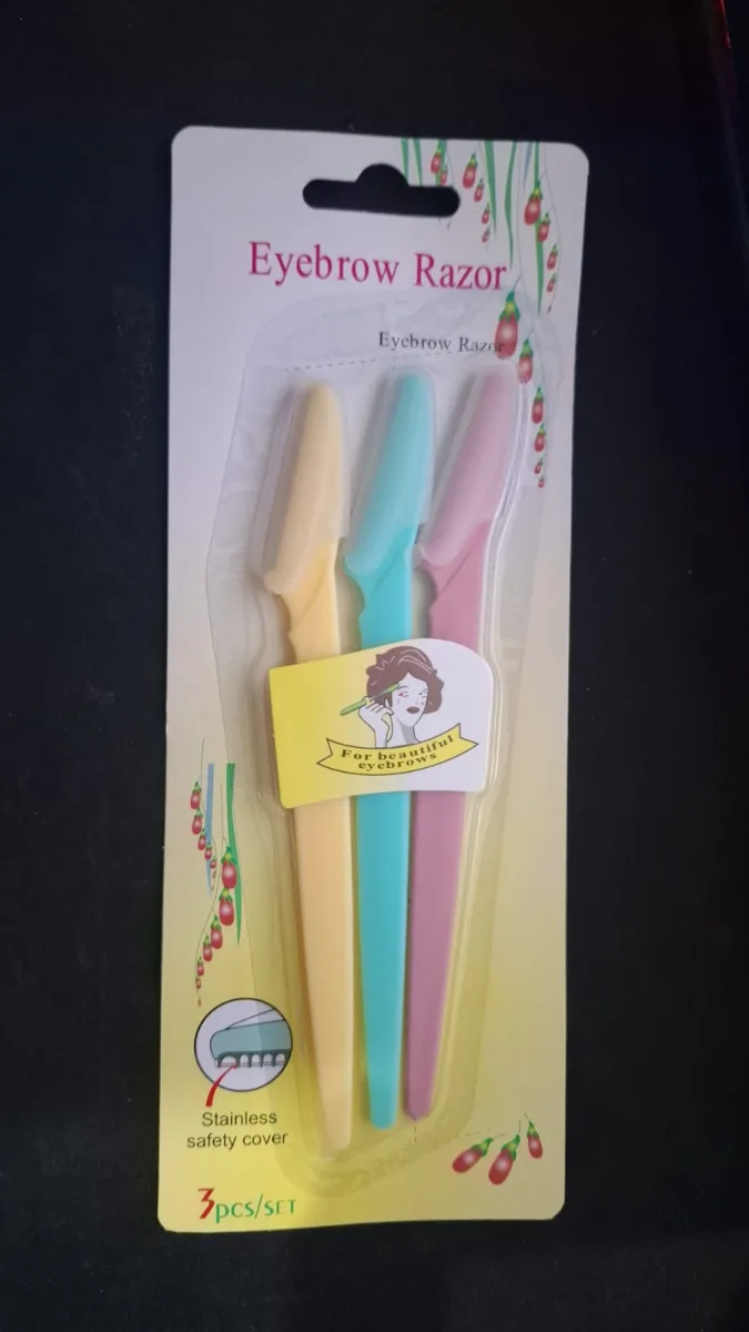 Kit 3 Navalhas Para Sobrancelha